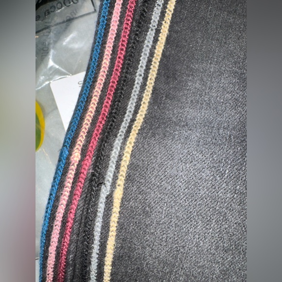 DG2 Diane Gilman Black Stretch Jeans with Colorful Stitching down sides Size 4 - Picture 13 of 16